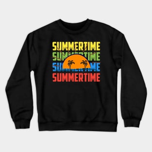 Summertime Crewneck Sweatshirt